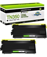 2 Pack TN350 TN 350 Black Toner Cartridge Compatible for Brother HL 2070... - $71.85