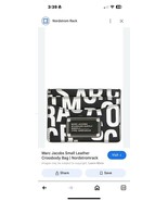 Marc Jacobs Black/White Wallet/Card Case  $85  JUMBLED LOGO NWT - $843.26 MXN