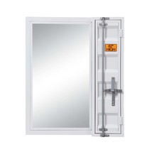 Cargo Vanity 26&quot;x32&quot; Mirror, White Finish - $227.00