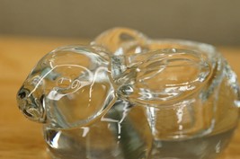 Vintage Indiana Glass Molded Easter Bunny Rabbit Votive Candleholder Fig... - $12.86