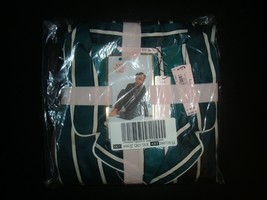 New Victoria&#39;s Secret Satin Pajama Set Green with Stripes Size XXL - £62.29 GBP
