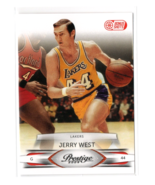 2009-10 Panini Prestige Bonus Shots Orange /300 Jerry West #150 HOF LA L... - $12.84 CAD