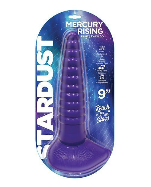 Stardust Mercury Rising 7&quot; Dildo Purple - $34.49