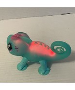 Little Live Pets BRIGHT LIGHT CHAMELEON Interactive Figure Pet Teal Aqua... - $7.69