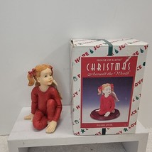 Vintage House of Lloyd Christmas Around the World Pajama Angel Girl 1996 - $13.66