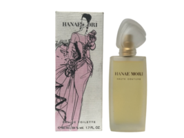 Hanae Mori Haute Couture 1.7 Oz Eau De Toilette Spray For Women No Cellopphane - £35.31 GBP
