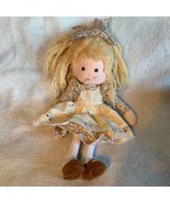 Wallace &amp; Berrie Ginger Doll 1984 Applause Nylon Soft Cloth Plush Vintag... - £10.97 GBP