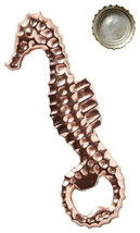 Anthropologie Seahorse Bottle Opener Brass Handmade 5&quot; L Father Fisherma... - £15.28 GBP