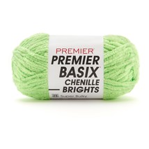 Premier Basix Chenille Brights Yarn-Kiwi 2126-23 - £13.46 GBP