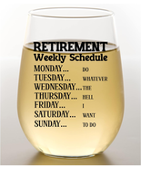 Funny Retirement Gift Wine Glass for Women - Humorous Gifts for Retired ... - £21.08 GBP