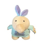 Ziggy Happy Easter Bunny Stuffed Plush Character by Kellytoys Chubby Wit... - $8.97