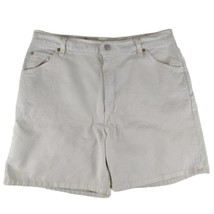 Vintage LEVI&#39;S Orange Tab 951 Women&#39;s Size 16 White Denim Shorts Relaxed... - £22.67 GBP