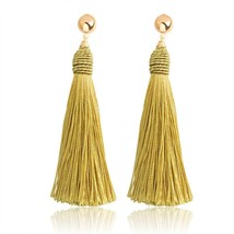 Fashion Statement Tassel Drop Earrings for Women Wedding Bohemian 8 Colors Winte - £6.62 GBP