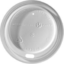 Lid Hot Paper Cup 8oz Lid Disposable Paper Cup Lid 8oz (100 pcs) Cup Lid - £4.34 GBP+