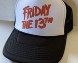 Vintage Friday The 13th Hat Trucker Hat snapback Black Summer Movie Cap - $15.05
