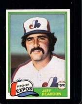 1981 TOPPS TRADED #819 JEFF REARDON NMMT EXPOS *X109343 - £2.71 GBP