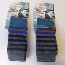 2 Smartwool Everyday Crew Socks Spruce Street Mens Womens Large Stripe B... - £27.48 GBP