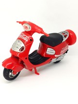 Coca Cola Motor Scooter Red Diecast Plastic Motorcycle Toy - Vintage 90s - $17.90