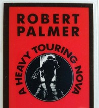 Robert Palmer Backstage Pass Heavy Nova Tour 1988 Original Laminated Rock Music - £18.17 GBP