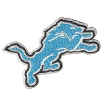 DETROIT LIONS IRON ON PATCH 2.95&quot; Sports Football Team Embroidered Applique - $2.49