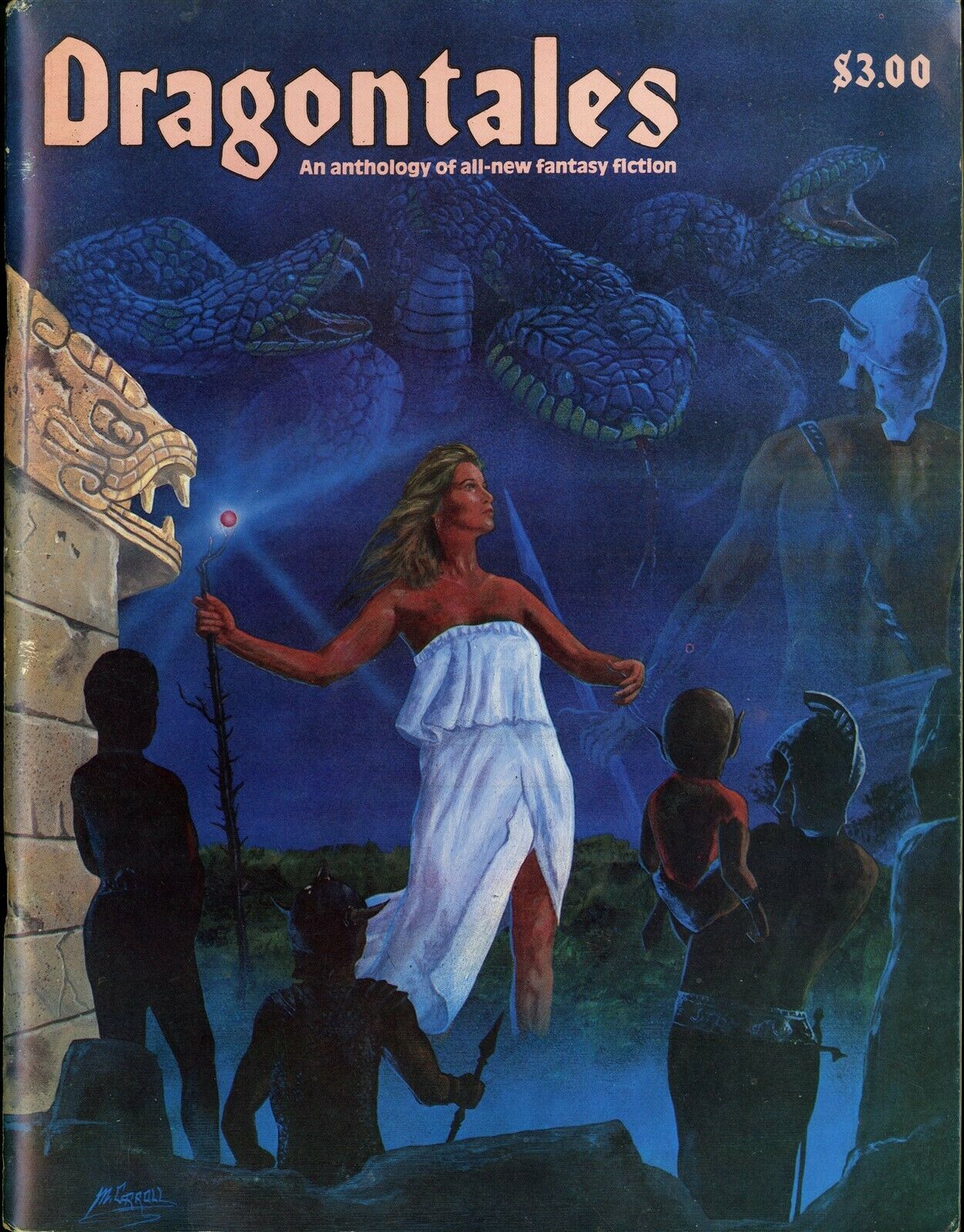 DRAGONTALES AN ANTHOLOGY OF ALL-NEW FANTASY FICTION 1980 EDITED BY KIM M... - $34.95