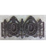 Vintage Architectural Ornamental Cast Iron Art Patio Garden Fence Salvage - £227.58 GBP