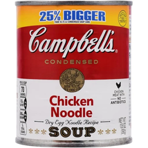 Campbell&#39;s Condensed Chicken Noodle Soup, 13.8 oz. Can (4 Cans Included) - $14.25