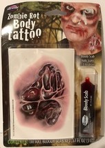 Fun World Zombie Rot Body Tattoo New ~ Realistic For Zombie Or Spook Wear - £2.19 GBP