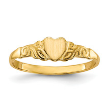14k Childs Heart Ring R222 - $261.07