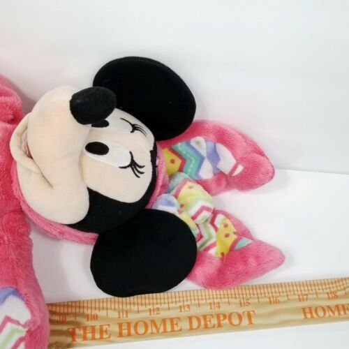 Disney Minnie Mouse 15" Plush Easter Egg Bunny Hot Pink Rabbit Stuffed Animal Item image 5
