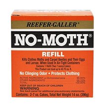 Reefer-Galler NO Moth Closet Hanger Refill Kills Clothes Moths, Carpet B... - $30.66 CAD