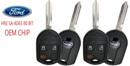 2 New Ford 3 Button Remote Key CWTWB1U793 80 Bit Sa Oem Chip 4D63 A+ Usa Seller - £40.34 GBP