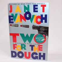 SIGNED Two For The Dough By Janet Evanovich 1st Edition Hardcover Book With DJ - $26.92