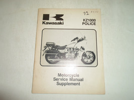 1982 KAWASAKI KZ1000-P2 POLICE KZ 1000 Service Shop Manual SUPPLEMENT - $24.99