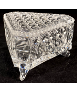CRYSTAL CLEAR INDUSTRIES Candy Dish - Triangle - Lid - Feet - Made in Po... - €34,25 EUR