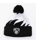 Mitchell &amp; Ness Brooklyn Nets Cuff Knit Beanie Skull Cap Men&#39;s One Size NWT - £20.34 GBP