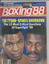 An item in the Sports Mem, Cards & Fan Shop category:  BOXING 88 MAGAZINE    June 1988   EX++  Mike Tyson -  Michael Spinks  Cover