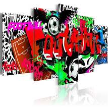 Tiptophomedecor Stretched Canvas Street Art - Sports Madness - Stretched &amp; Frame - £72.15 GBP+