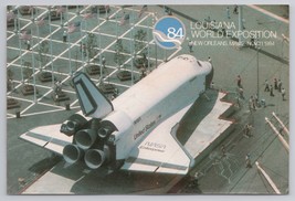 Louisiana World Exposition NASA Space Shuttle Enterprise 1984 Vintage Postcard - £5.33 GBP