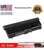 9 Cell Laptop Battery for Lenovo ThinkPad 55+T410 T420 T510 T520 W510 W5... - $42.99