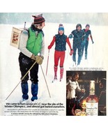 Canadian Club Whiskey 1980 Advertisement Distillery Skiing Blizzard DWEE25 - £23.39 GBP