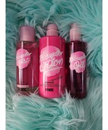 Victoria Secret Pink Rosewater Fragrance Mist Body Lotion &amp; Oil - £47.79 GBP