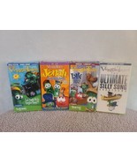 Veggie Tales VHS - lot of 4 UNTESTED *RARE* - £14.40 GBP