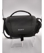 Sony Deluxe Camera Case Nylon Padded Black Shoulder Strap #LCS-U21 - $21.54 CAD