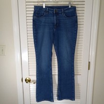 Lee Jeans Size 12M Regular Fit Boot Cut Stretch Medium Wash Inseam 30&quot; - £12.73 GBP