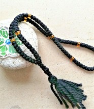100 Black honey woolen rosary Religious eastern prayer rope Chotki Brojanica - £26.05 GBP