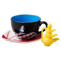 Disney Alice in Wonderland Mug, Saucer and Tea Infuser Set No Color - £21.82 GBP