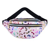 New Colorful Waist Bag for Women Style Belt Bag Laser Print Crossbody Female Bag - £22.02 GBP