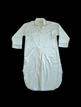 Vtg Christian Dior Ivory White Satin Nightgown Dress Lace/plaid Petite - $74.25