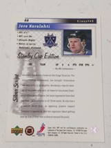Jere Karalahti Los Angeles Kings 2000 Upper Deck Stanley Cup Silver Script Card - £0.76 GBP
